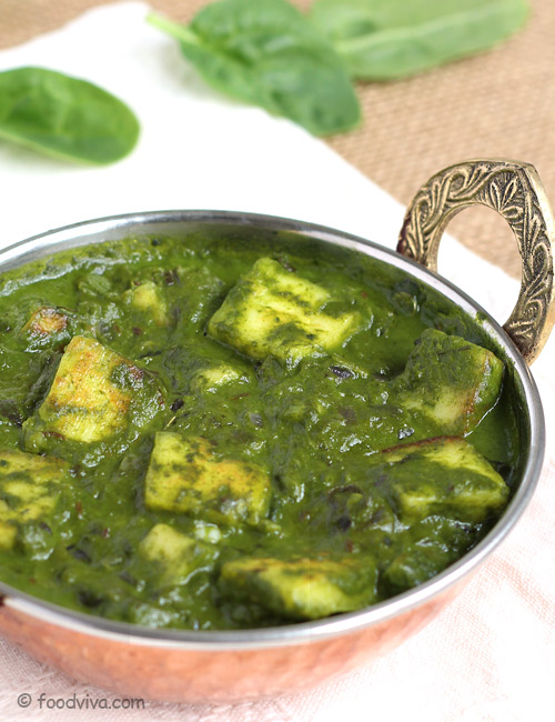 Punjabi Palak Paneer Recipe - Make Best Indian Spinach Paneer Curry