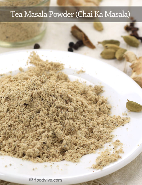 Tea Masala Powder Recipe Indian Chai Masala Powder for Milk Tea