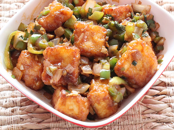 Paneer Manchurian Recipe - Dry, Spicy Chinese Manchurian of Paneer