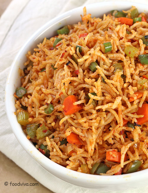 Schezwan Fried Rice Recipe With Step By Step Photos - Spicy Chinese ...