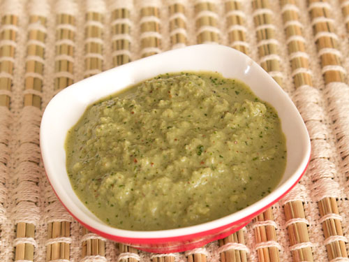 Pudina Chutney with Coconut