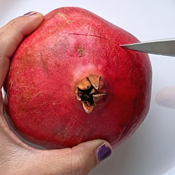 How to Cut Pomegranate - Simple Steps