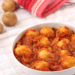 Potato Curry with Baby Potatoes