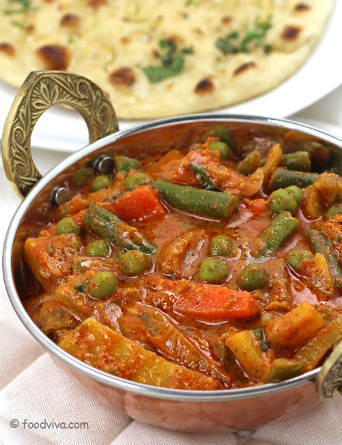 Veg Kolhapuri Recipe Spicy Authetic Maharashtrian Curry With Mixed Vegetables