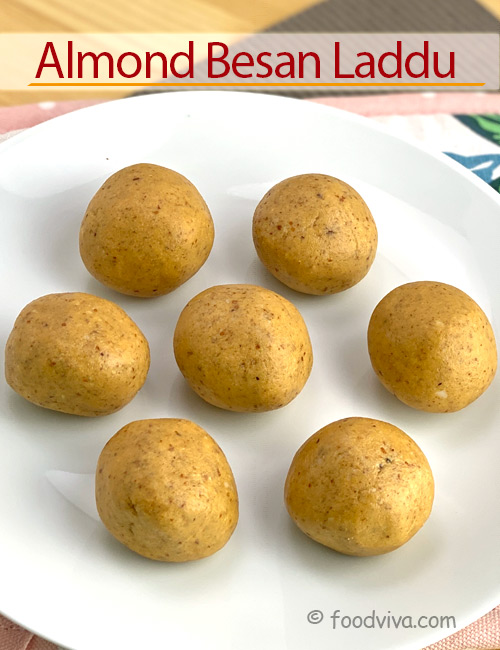 Badam Besan Ladoo for Kids