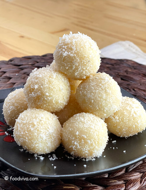 Easy Coconut Laddu Recipe