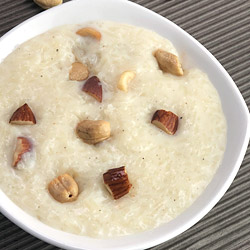 Rice Kheer In Pressure Cooker