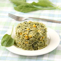 Palak Pulao (Spinach Rice)