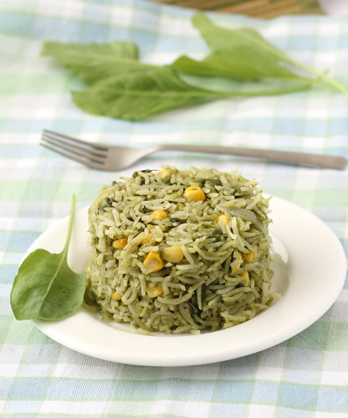 How to make Spinach Pulao