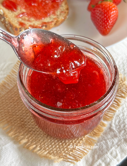 strawberry jam small batch recipe without pectin