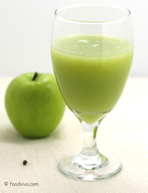 Green Apple Juice with Lemon and Honey Refreshing and Revitalizing