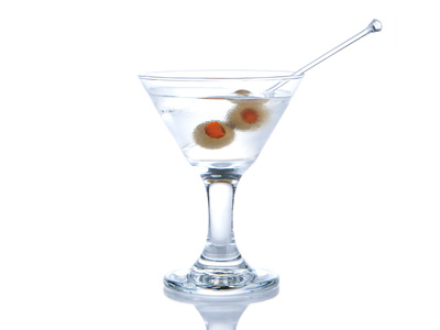 Dirty Vodka Martini