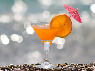 Orange Martini Recipe - Vodka Orange Juice with Bitters & Liqueur