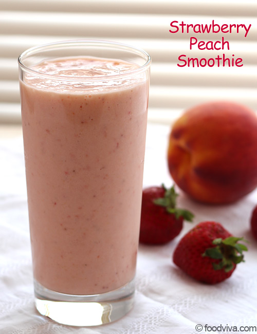 Strawberry Peach Smoothie Recipe