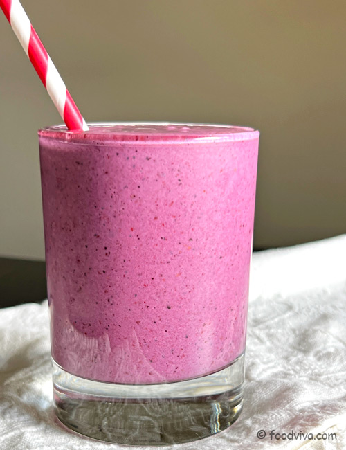 wild berry smoothie without yogurt