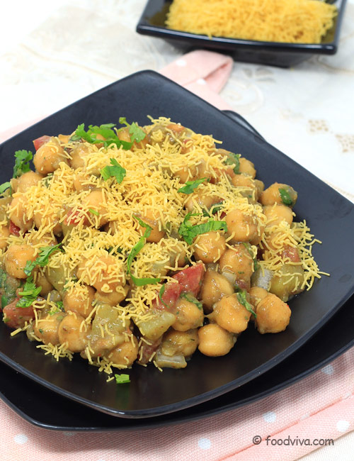 Chana Chaat Recipe - Easy Aloo Chana Chat - Kids Snack - Step by Step