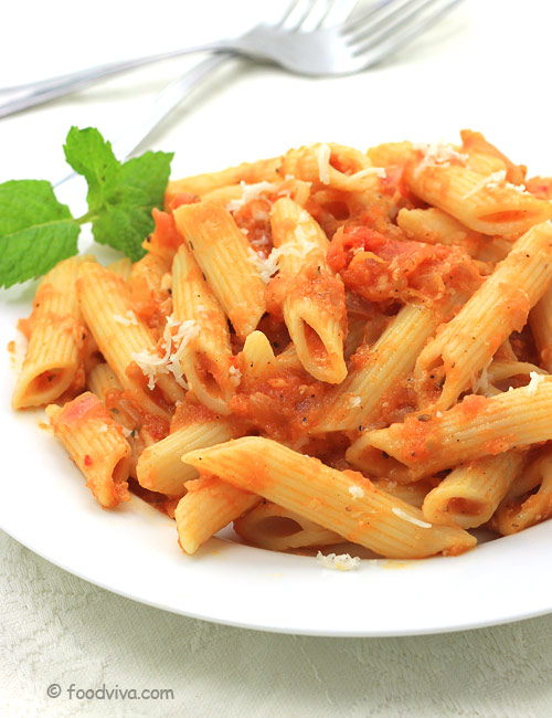 How to Make Pasta In Red Sauce with Tomato