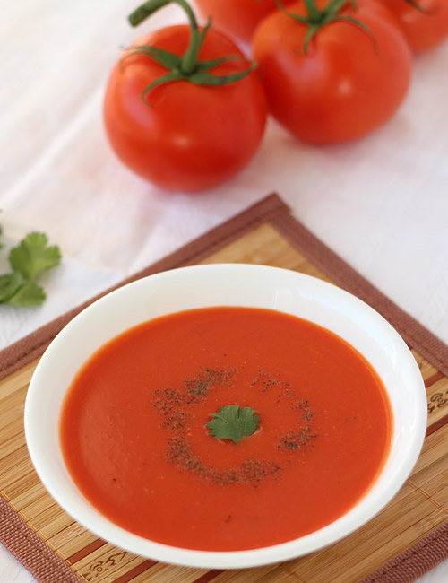 Indian Style Easy Tomato Soup Recipe