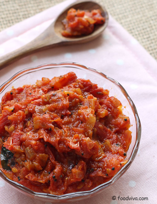 Thakkali Thokku Recipe - Spicy, Tangy South Indian Tomato Thokku