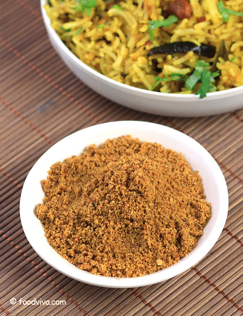 Vangibath Masala Recipe